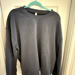 lululemon athletica Dark Gray Crew Neck Sweater